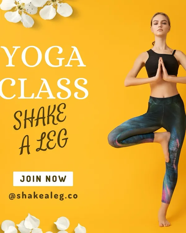 Find your balance with our yoga classes. This image captures the focus and serenity of the tree pose, a fundamental asana for improving stability and concentration. Join us to stretch, breathe, and find your flow.