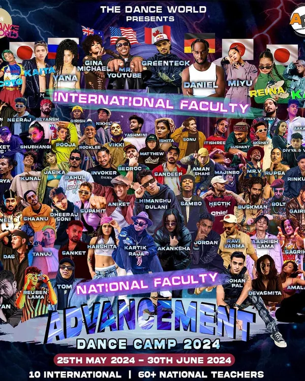 Proud to be part of the national faculty for the Advancement Dance Camp. It's a massive month-long event focused on intensive training and career development for dancers.