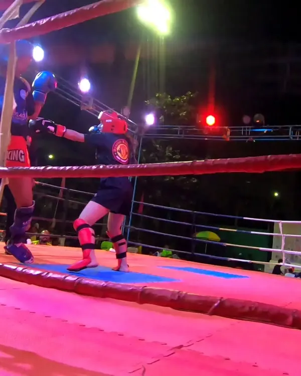 Here comes the silver. Our only female fighter, Suhana, gave a tough fight and bagged a silver medal in her very first championship. We are incredibly proud.
