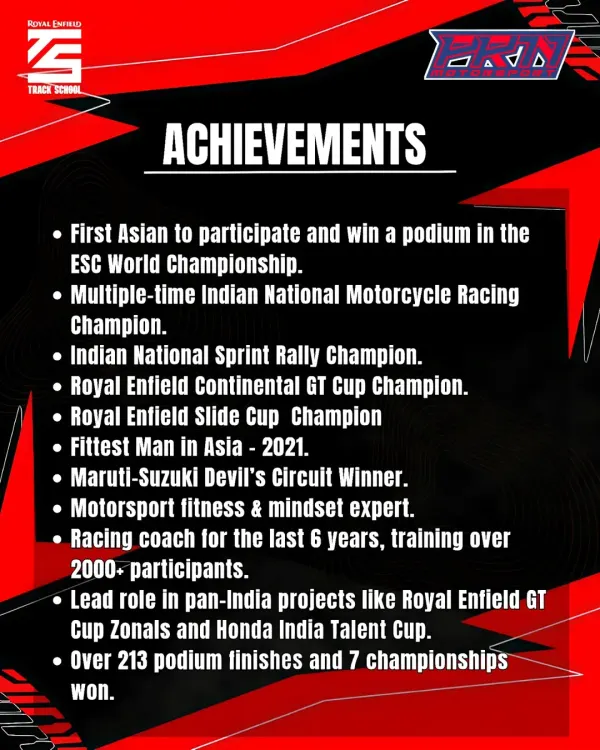 My journey includes over 200 podiums, multiple national championships, and training over 2000 riders. I bring all of this experience to every session to help you grow.