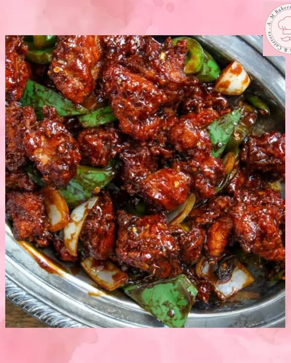 Our Chilli Chicken is a party favourite, featuring crispy chicken pieces tossed in a spicy and savoury sauce with chunks of onion and capsicum. It's the perfect appetizer to kick off any celebration.