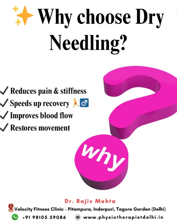 Why choose Dry Needling? This technique is excellent for reducing pain and stiffness, speeding up recovery, and restoring movement by targeting deep muscle trigger points.
