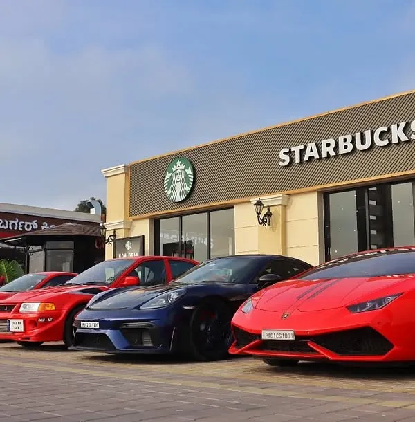 Early coffee runs are done right when they involve high-performance cars and a stop at our Starbucks. This is the perfect meeting point for any auto enthusiast.