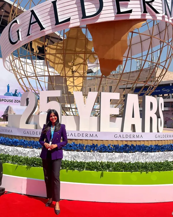 At the Dermacon 2024 conference. Events like these, hosted by organizations like Galderma, are crucial for learning about advancements in aesthetic and clinical dermatology.
