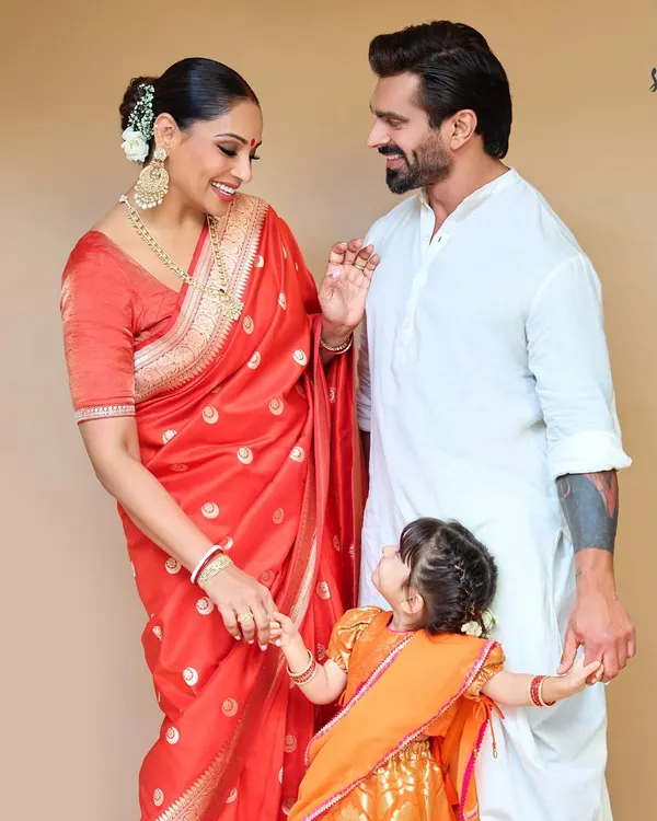 A beautiful family moment with Bipasha, Karan, and their daughter Devi. I focus on capturing genuine connections, creating timeless portraits that feel warm and authentic, whether for a celebrity family or your own.