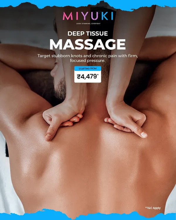Our Deep Tissue Massage is a therapeutic treatment that targets the deeper layers of muscle and connective tissue. It is highly effective for releasing chronic tension and addressing persistent aches, particularly in the neck, shoulders, and back.
