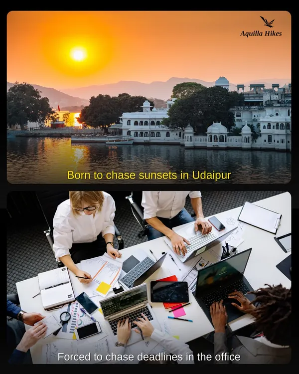 Are you born to chase sunsets in Udaipur but forced to chase deadlines in the office? We get it. It's time to trade your desk view for a lake view.