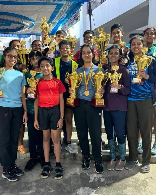 The result of dedication and teamwork. We are incredibly proud of our players who represented their schools and won a remarkable number of trophies at the CBSE cluster tournaments in Bangalore.