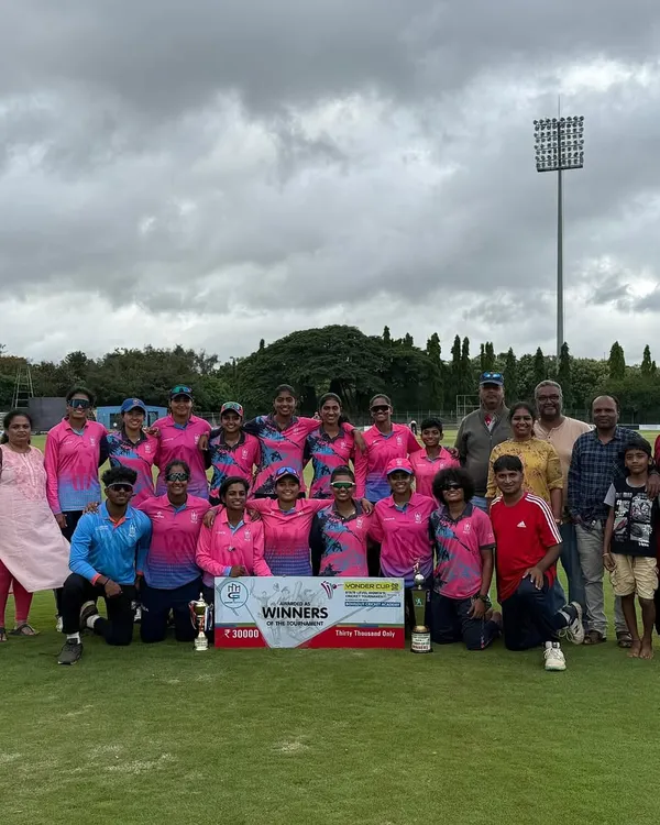 Another tournament, another trophy. The NICE Devils celebrate their 6th consecutive title win in Mysore. This is the standard of excellence we have set, playing with freedom, joy, and an unbreakable team bond.