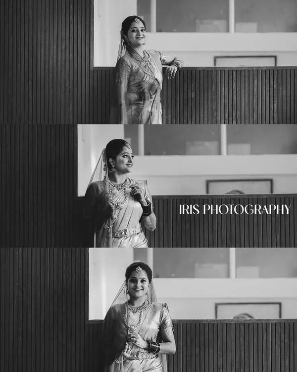 A series of bridal portraits in black and white. Stripping away the color often reveals the raw emotion and timeless beauty of the moment.