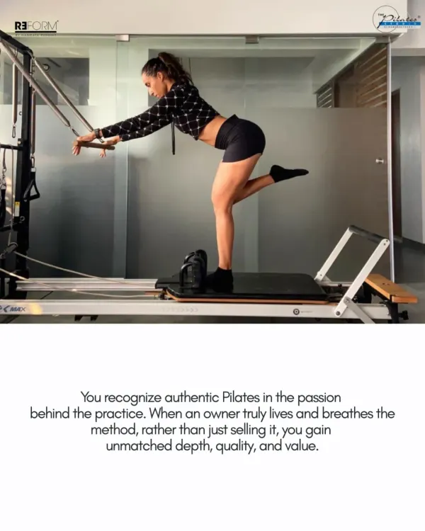 You recognize authentic Pilates in the passion behind the practice. When an owner truly lives and breathes the method, you gain unmatched depth, quality, and value in your training.