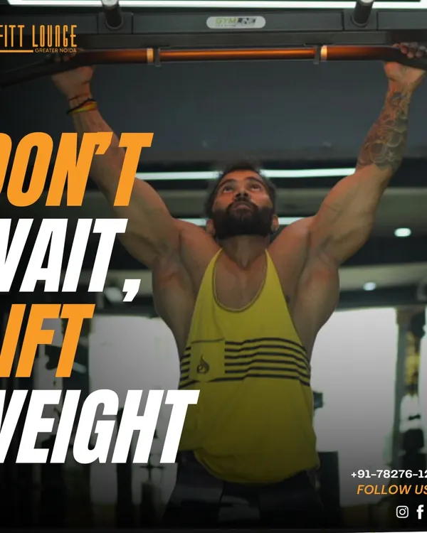 Don't wait for the perfect moment. The time is now. Lift the weight, do the work, and start building the life you want.