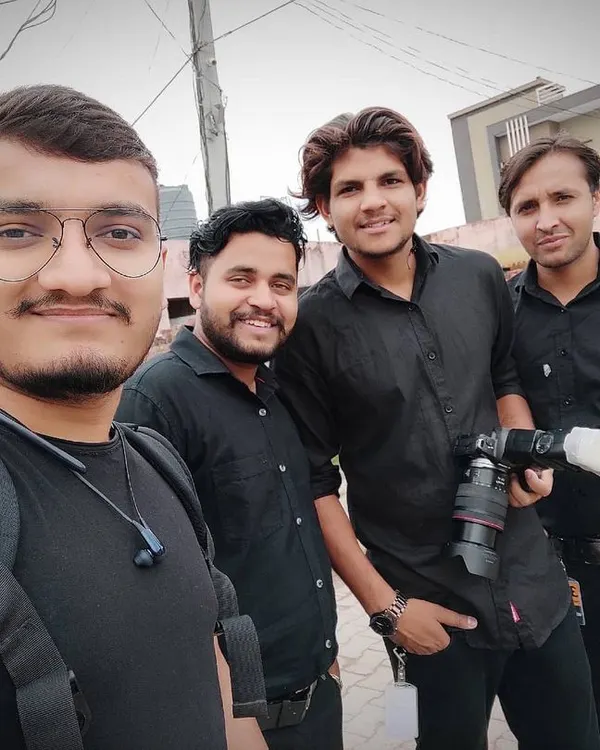 A quick selfie with the team during a shoot. Our coordinated teamwork is the secret to providing comprehensive wedding and event coverage.