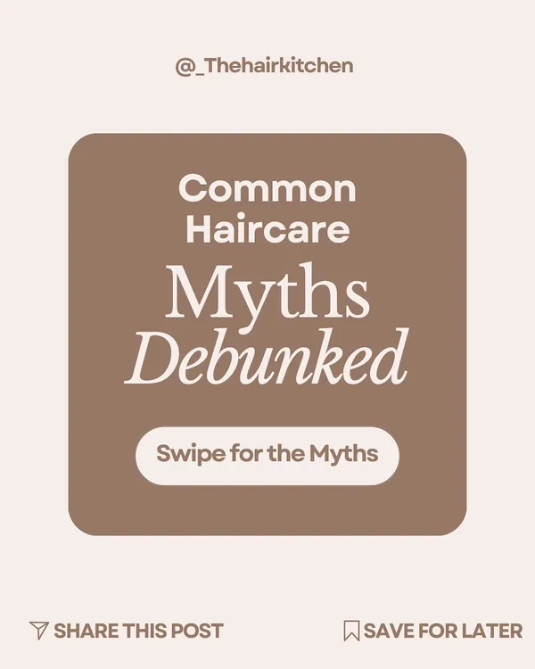There are many common haircare myths out there. It's time to debunk them so you can care for your hair based on facts, not fiction.