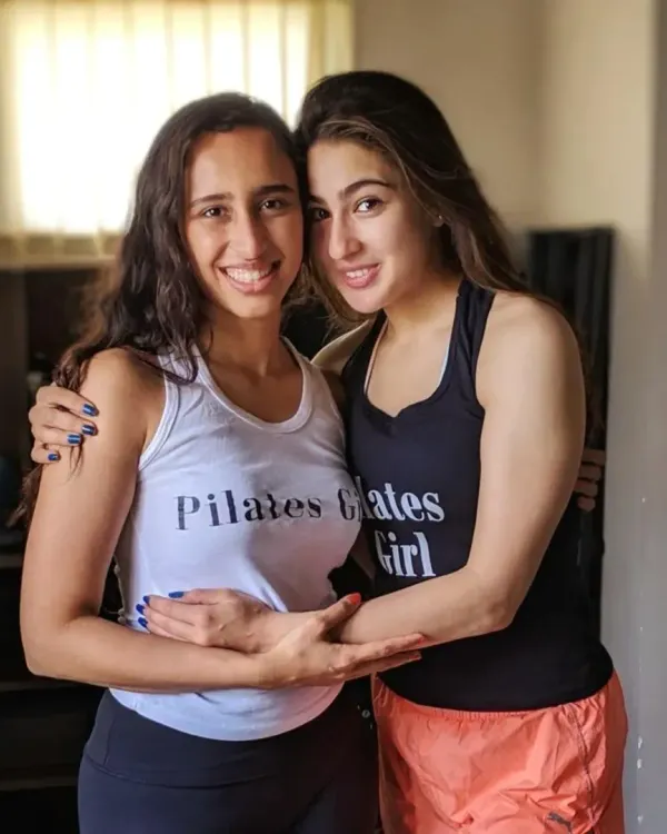 Working with my dedicated client Sara Ali Khan. Her commitment to mastering tough Pilates routines is a testament to her discipline. We focus on deep core work and total body control to build functional, camera-ready strength.