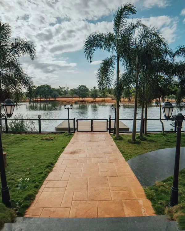 The view from our deck, looking out over the serene lake. This is the perfect spot to unwind and take in the scenery.