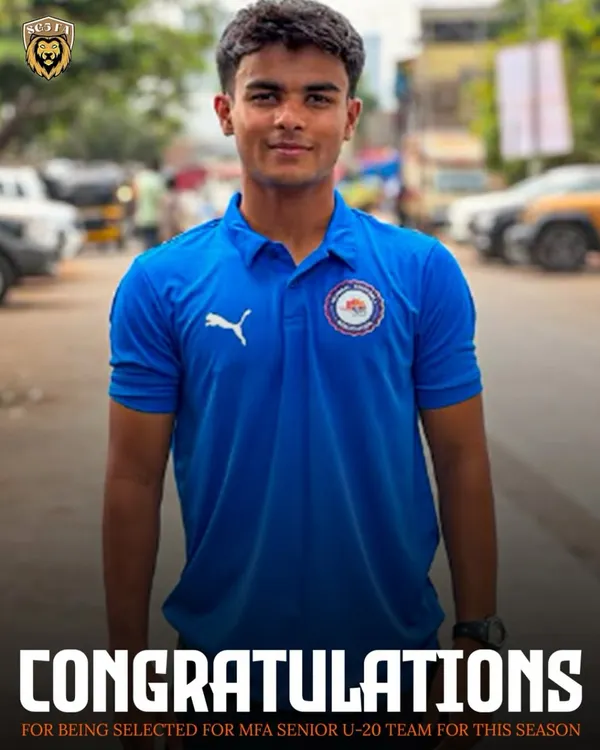 A huge achievement for Krish Dutta, selected for the MFA Senior U-20 team. This is a direct result of his hard work and a proud moment for our academy.