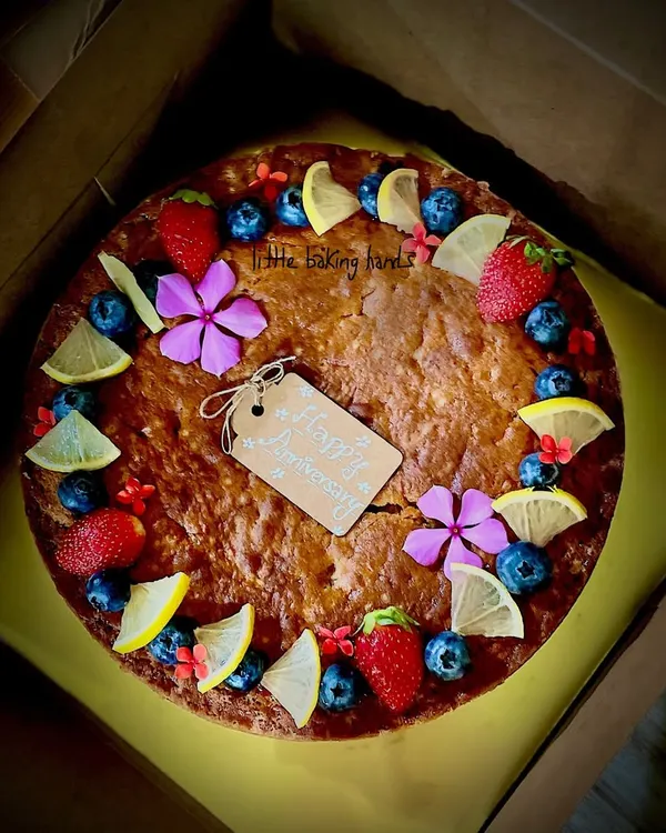 This tangy lime cake with mixed berries is a perfect example of my baking philosophy. It's bursting with the fresh, natural flavours of strawberries and blueberries, all baked into a moist whole wheat cake.