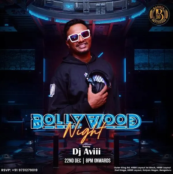 Gearing up for a futuristic Bollywood night at Barrys Sky Lounge. I love playing at venues with cool themes and visuals like this.