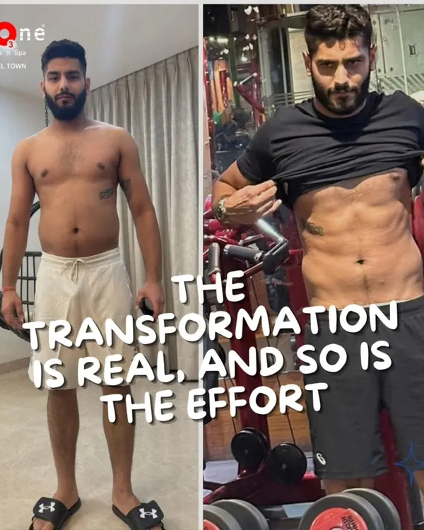 This is what dedication looks like. We guide our members through personalized training and nutrition plans to achieve significant body recomposition, moving from a soft physique to a lean, defined core. The journey requires effort, but the results are real and achievable.