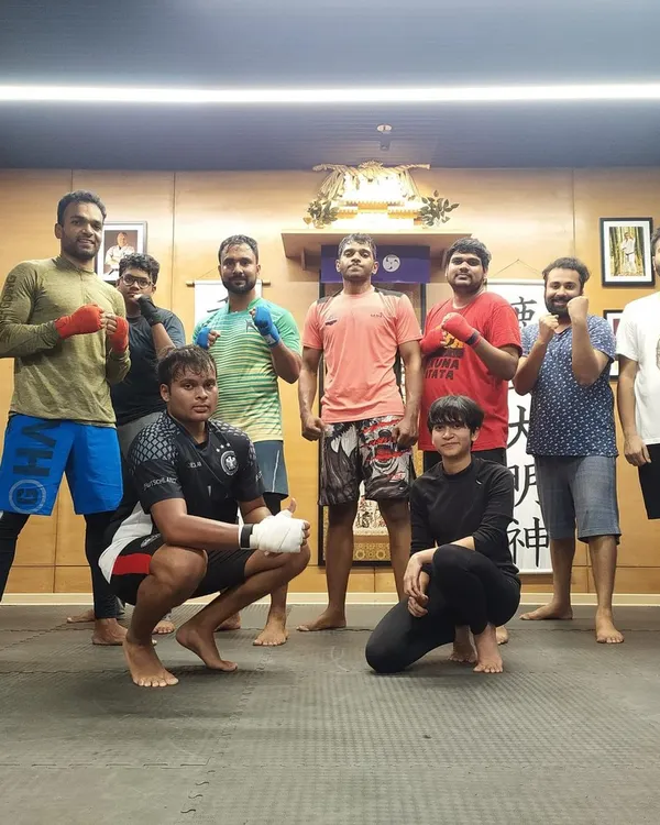 The energy after a great MMA class. This group of dedicated students just finished a tough session of striking and grappling drills. This is where friendships are forged and limits are broken.
