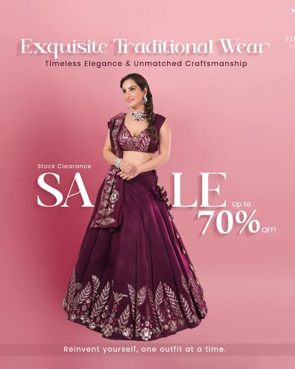 This exquisite wine-colored lehenga is perfect for a bride who wants a royal look. The skirt is adorned with intricate silver floral embroidery that climbs up from the hem, and the matching blouse and dupatta complete the regal ensemble. It’s a timeless piece for your wedding day.
