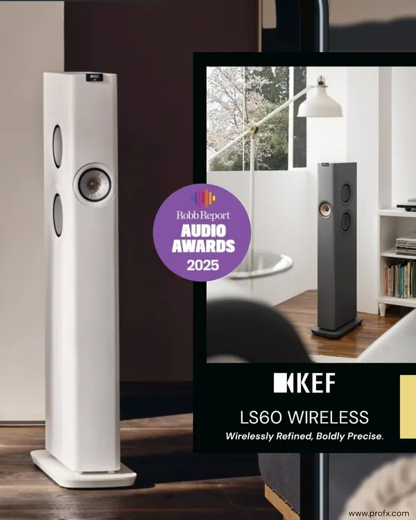The KEF LS60 Wireless is more than a speaker; it is a statement. Having won a prestigious 2025 Audio Award from Robb Report, it represents the pinnacle of luxury, style, and pure audio precision. This is luxury you can hear.