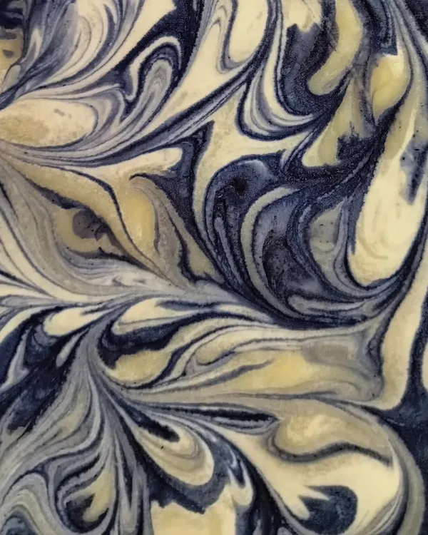 This is where the art of skincare begins. I love watching the natural colors from herbs and clays swirl together, creating a unique pattern in every single batch of my Lush Lavender soap. It’s a reminder that everything I make is one of a kind, just like you.