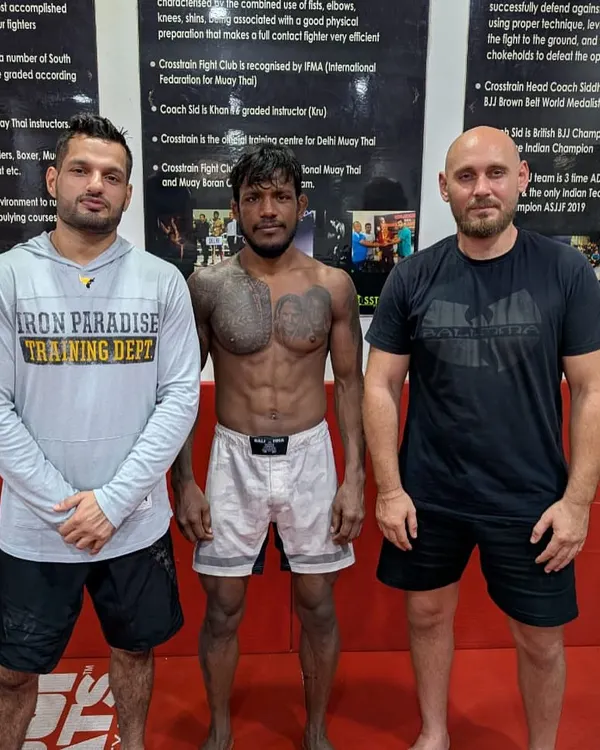 All the best to our warrior before his MMA fight. He has put in the hard work and dedication. Now it's time to perform in the cage. The entire team is behind him.
