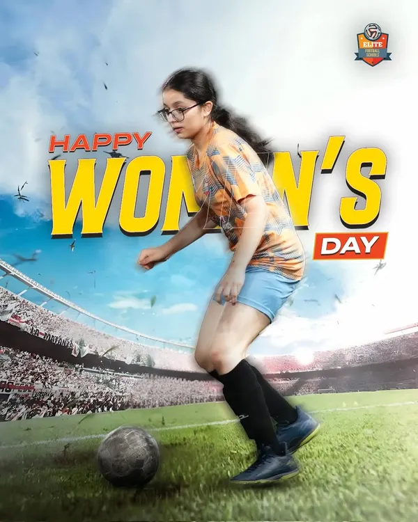 Happy Women's Day! We proudly celebrate the power, passion, and strength of women in football. Our academy is dedicated to promoting the women's game and empowering the next generation of female champions.
