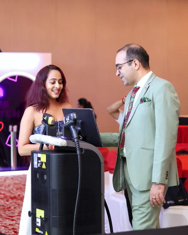At our SKINflicks 2025 event, we had the opportunity to demonstrate some of the latest technology in skincare. It's always rewarding to engage with attendees and share our passion for skin science in a hands-on way.