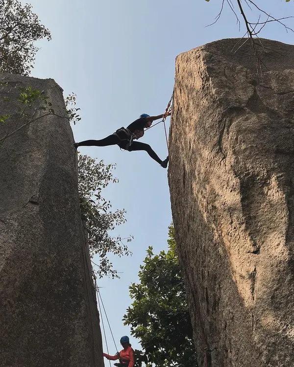 This is what it feels like to find your flow on the rock. We believe climbing is a creative dance between you and the stone, and our workshops are here to help you find your rhythm, whether you're a beginner or a seasoned climber.