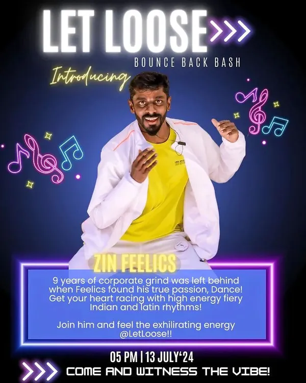 This was for the "Let Loose" event, where I shared the stage with other amazing Zumba instructors. After 9 years in corporate, I left it all for my true passion: dance. It's events like these that remind me why I made that choice.