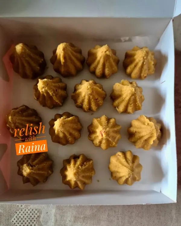 I made these Besan Modaks for the first time this year for Ganpati, and they were a huge hit. They are soft, melt-in-your-mouth, and have a crunch of almonds.
