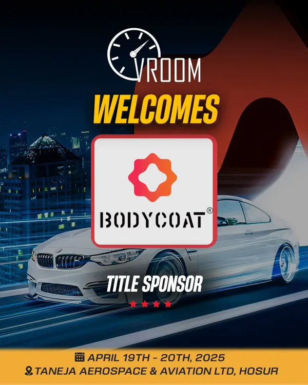 We are proud to welcome BodyCoat as the Title Sponsor for our 12th Edition. Their commitment to automotive excellence and a flawless finish perfectly aligns with the high-stakes, high-style world of Vroom Drag Meet.