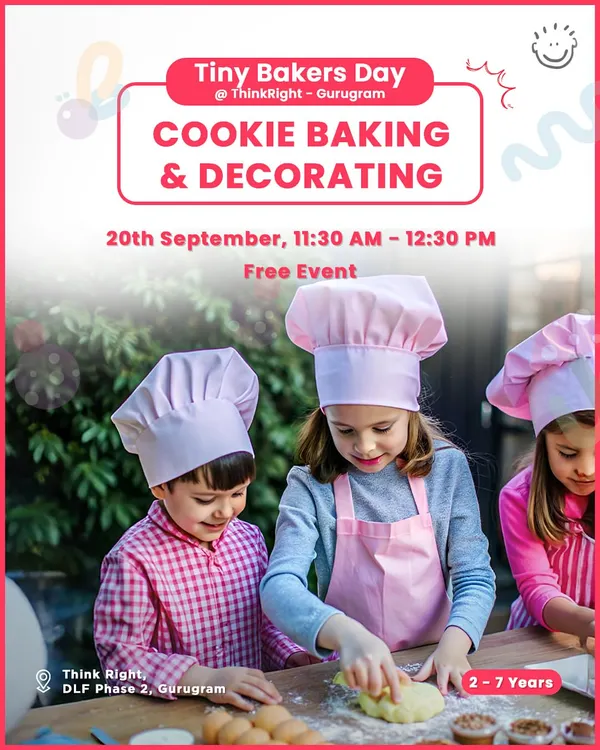 Let's get baking! This free Cookie Baking & Decorating workshop at ThinkRight is perfect for tiny bakers aged 2-7. I find these amazing opportunities for kids to learn basic cooking skills and have delicious fun.