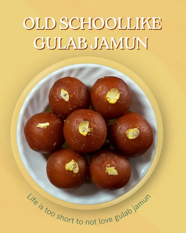 There is nothing quite like an old-school Gulab Jamun. Ours are made with a traditional khoya recipe, fried to a perfect golden-brown, and soaked in a light sugar syrup for that classic, comforting taste.