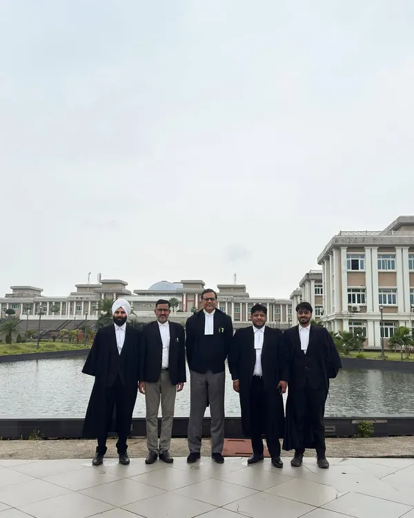 My team and I outside the impressive new Jharkhand High Court in Ranchi. This world-class facility, spread across 165 acres, provides a modern and dignified environment for the practice of law.