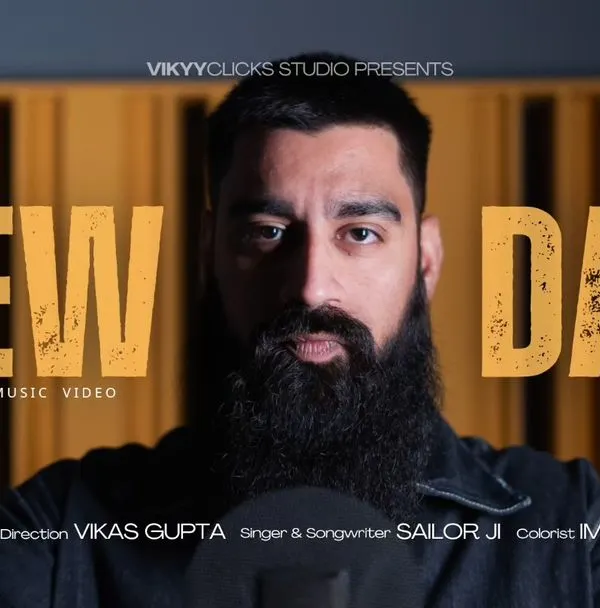 The official poster for 'NEW DAY', a Punjabi hip-hop track by Sailor Ji. For this project, I served as both the director and cinematographer, bringing the artist's vision to life from concept to final cut.