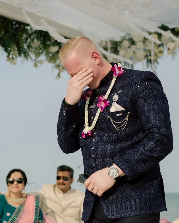 His eyes said it all. In that one moment, as she walked towards him, a lifetime of waiting spilled over. These are the unscripted, unfiltered seconds of pure emotion that I live to capture during a wedding ceremony.