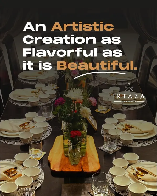 An artistic table setting for an intimate dinner party. The coordinated white and gold dinnerware, fresh floral centerpiece, and elegant placemats show my commitment to creating a cohesive and beautiful dining experience.