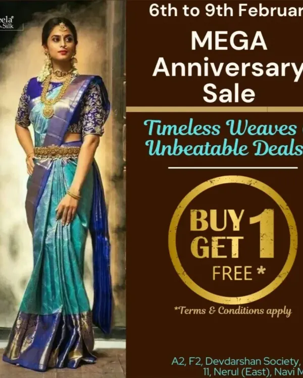 This stunning peacock-toned Kanjeevaram silk saree is perfect for a wedding or grand reception. The rich blue and green body is complemented by a deep violet border and pallu, all woven with pure zari for a truly royal look.
