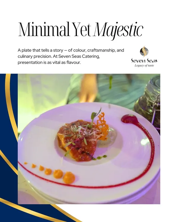 Understated. Overdelivered. Always unforgettable. Our culinary style is clean, classy, and crafted to impress, where each plate tells a story of colour, craftsmanship, and culinary precision.