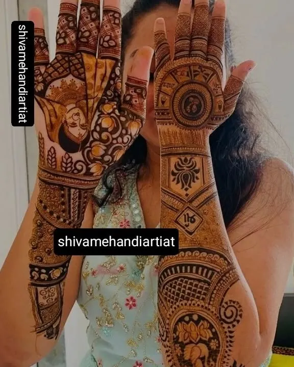 A design created specifically for Karva Chauth, featuring a portrait of a woman looking through a sieve at the moon. The artwork is personalized with an initial and lotus motifs.