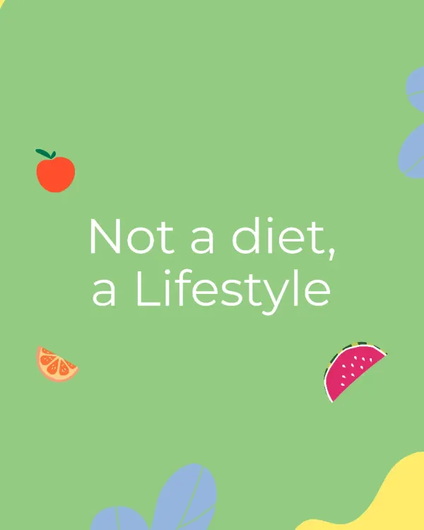 This is not a diet, it's a lifestyle. We help you find a rhythm with food that feels good, not restrictive.