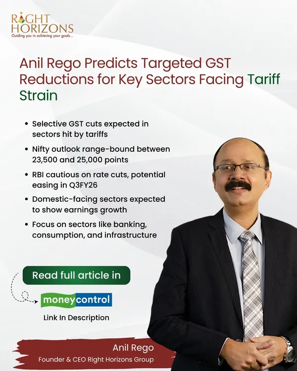 In this Moneycontrol feature, our Founder, Anil Rego, predicts targeted GST reductions for key sectors under strain from tariffs. His analysis highlights our focus on domestic-facing sectors like banking and infrastructure for earnings growth.