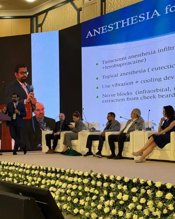Presenting on anesthesia techniques at the LAHRC 2025 conference in Tashkent. It was an honor to be an invited faculty member at this prestigious international event.