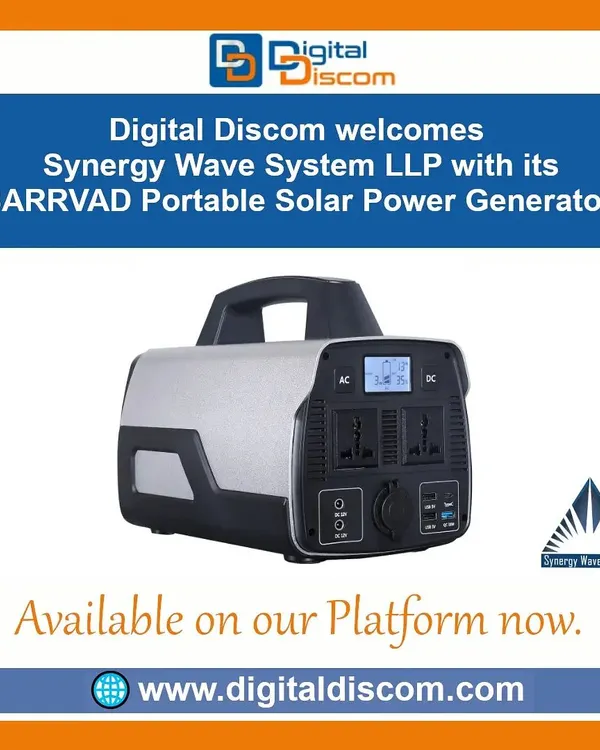 The SARRVAD Portable Solar Power Generator from Synergy Wave System provides reliable AC and DC power wherever you need it.
