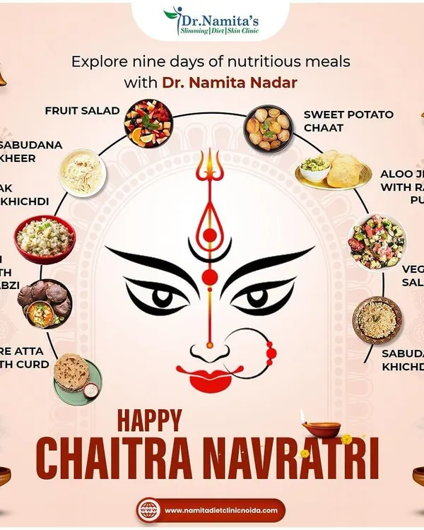Happy Chaitra Navratri. To celebrate, I've created a guide to nine days of nutritious meals, from fruit salad and sweet potato chaat to samak rice khichdi. You can explore these healthy options to stay nourished during your fast.
