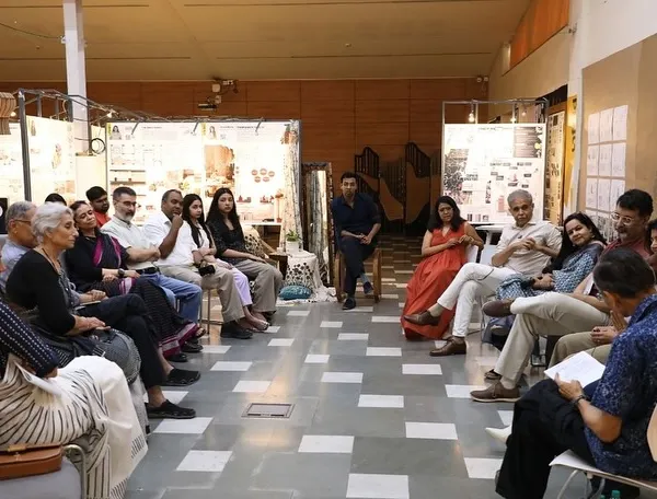 Our partner, Sanjay Bhardwaj, participating in a panel discussion at the Indian Institute of Art & Design (IIAD). The topic was "Is reductive design the future?", exploring how simplicity and restraint are shaping contemporary design.